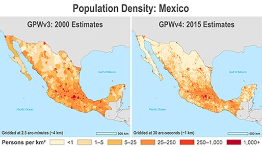 Mexico population density