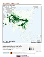 Map: Pastures (2000): Asia