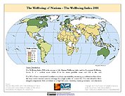 Map: Wellbeing Index (2001)