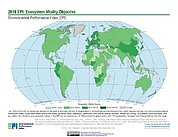 Map: Ecosystem Vitality, EPI 2018