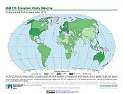 Map: Ecosystem Vitality, EPI 2020