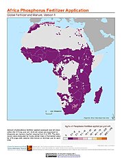 Map: Phosphorus Fertilizer Application: Africa