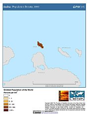Map: Population Density (2000): Aruba