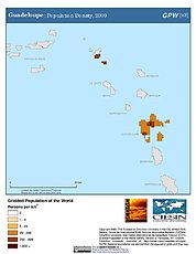 Map: Population Density (2000): Guadeloupe