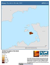 Map: Population Density (2000): Jersey