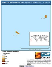 Map: Population Density (2000): Wallis & Futuna Islands