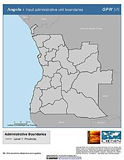Map: Administrative Boundaries: Angola