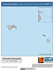 Map: Administrative Boundaries: American Samoa