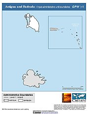 Map: Administrative Boundaries: Antigua & Barbuda