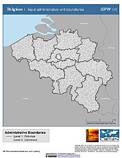 Map: Administrative Boundaries: Belgium
