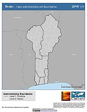 Map: Administrative Boundaries: Benin
