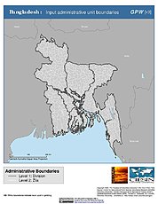 Map: Administrative Boundaries: Bangladesh