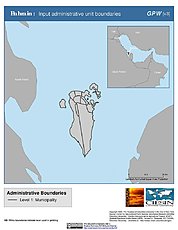 Map: Administrative Boundaries: Bahrain