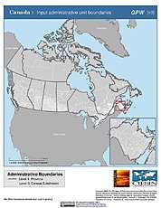 Map: Administrative Boundaries: Canada