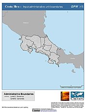 Map: Administrative Boundaries: Costa Rica