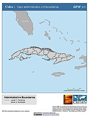 Map: Administrative Boundaries: Cuba