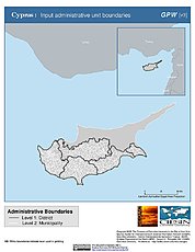 Map: Administrative Boundaries: Cyprus