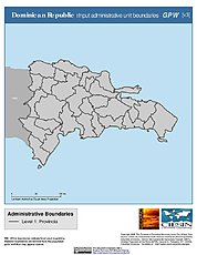 Map: Administrative Boundaries: Dominican Republic