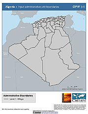 Map: Administrative Boundaries: Algeria