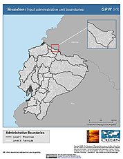 Map: Administrative Boundaries: Ecuador