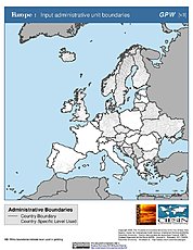 Map: Administrative Boundaries: Europe