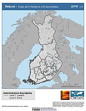 Map: Administrative Boundaries: Finland