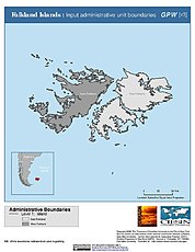 Map: Administrative Boundaries: Falkland Islands