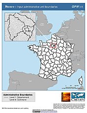 Map: Administrative Boundaries: France