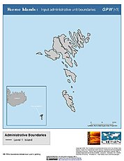 Map: Administrative Boundaries: Faeroe Islands