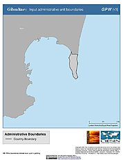 Map: Administrative Boundaries: Gibraltar