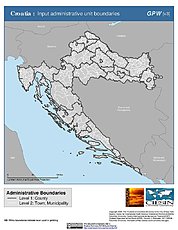 Map: Administrative Boundaries: Croatia