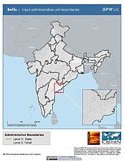 Map: Administrative Boundaries: India