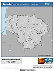 Map: Administrative Boundaries: Lithuania