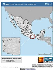 Map: Administrative Boundaries: Mexico
