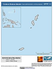 Map: Administrative Boundaries: Northern Mariana Islands