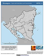 Map: Administrative Boundaries: Nicaragua
