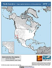Map: Administrative Boundaries: North America