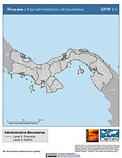 Map: Administrative Boundaries: Panama