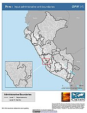Map: Administrative Boundaries: Peru