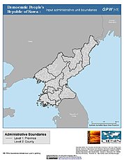 Map: Administrative Boundaries: North Korea