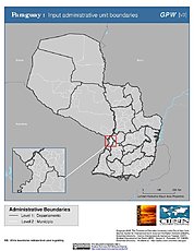 Map: Administrative Boundaries: Paraquay