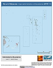Map: Administrative Boundaries: French Polynesia