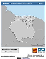 Map: Administrative Boundaries: Suriname