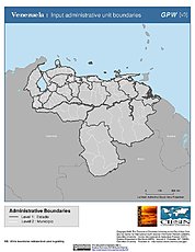 Map: Administrative Boundaries: Venezuela