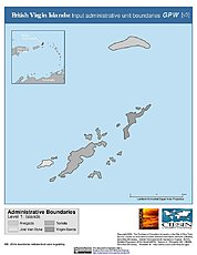 Map: Administrative Boundaries: British Virgin Islands