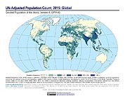 Map: UN-Adjusted Population Count (2015)