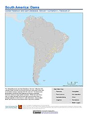 Map: Dams, v1.01: South America