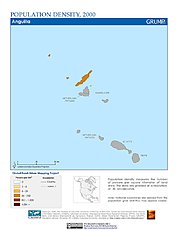 Map: Population Density (2000): Anguilla
