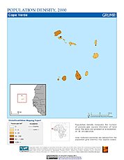 Map: Population Density (2000): Cape Verde