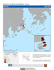 Map: Population Density (2000): Macao